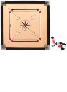 Sunlight BEAST QUALITY 32 Inch Carrom Board With 24 Coin,1 Striker, 1 Powder 1.5 Inches 82 cm Carrom Board