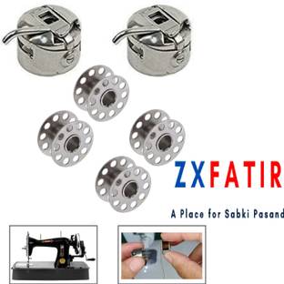 ZXFATIR TWO BOBBIN CASE FOUR BOBBIN FOR SEWING MACHINE Bobbin Case