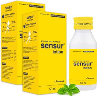 Sensur Natural & Ayurvedic Pain Relief Lotion - (50ml, Pack of 2)|Fast Relief |All Pains, One solution Liquid
