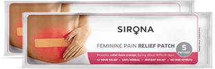 SIRONA 100% Herbal Feminine Period Pain Relief Patches for Instant Relief Plaster & Patch