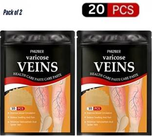 PHIZLLER Reduce appearance of veins using Turmeric Vericose Vein Patch Plaster & Patch
