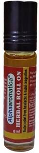 alphaaromatica Menthol Amritdhara Herbal Roll On (Pack of 8ml X 2) Balm