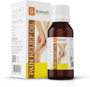 कृष्णाज हर्बल एंड आयुर्वेद Pain Relief oil | Effective for Body Pain | Pure Ayurvedic and Herbal लिक्विड