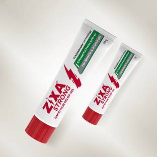 ZIXA Strong Gel Rapid Pain Relief | Hot & Cryo Therapy | 6 Powerful Plant Actives | Gel