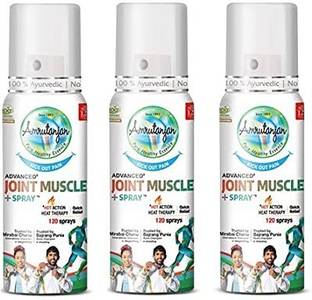 Amrutanjan Advanced Joint Muscle +Spray Pack of 3 Spray