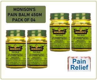 Monisons pain relief balm 45gm (packof 04) Balm