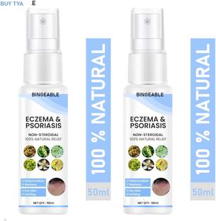 Buy TYA 50ml Eczema & Psoriasis Spray Pack of 2 – Refreshing, Non-Greasy Formula Spray