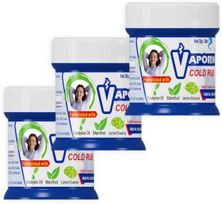 Vaporin Cold Rub - 30mL(Pack Of 3) Balm