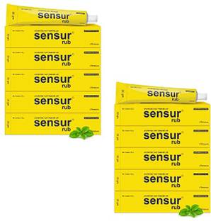 Sensur Natural & Ayurvedic Pain Relief Rub (30mg Pack of 10) Cream