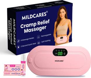 MildCares Period Pain Relief Massager | Rechargeable Heating Pad Belt Menstrual Cramp Belt Plaster & Patch