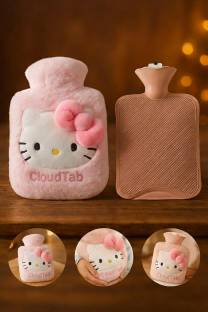 CloudTab Premium Hot Water Bag with Soft Cover for Period Cramp, Pain Relief & Heat Pack Plaster & Patch