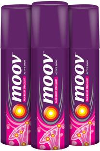 MOOV Instant Pain Relief Spray - 50 g, Pack of 3 Spray