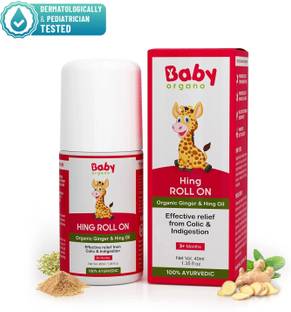 BabyOrgano Hing Roll on for colic, constipation and indigestion in babies Liquid