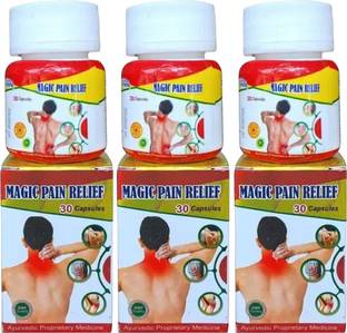 MAGIC PAIN RELIEF CAPSULES FOR MUSCLE PAIN AND JOINT PAIN RELIEF PACK OF 3 Capsules