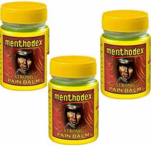 Menthodex Strong Pain Balm Best Balm for pain relief Balm PACK 3 Balm