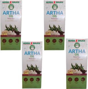 HERBS N DRUGS Ayurvedic Artha Pain Relief Oil 100ml (Pack Of 4) Liquid (100ml x 4) Liquid