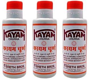 Unjha Kayam Churna 100gm pack of 3 Powder
