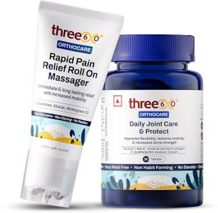 three60+ three60 Plus Daily Joint Care & Pain Relief Combo Tablets