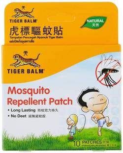Tiger Balm Repellent Patch-Effective Protection from Mosquito Bites Plaster & Patch