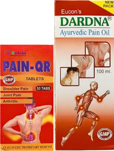 HERBSHD Best Ayurvedic Pain-qr Tablet & Dardna Oil For Arthritis & Body Pain Relief Tablets