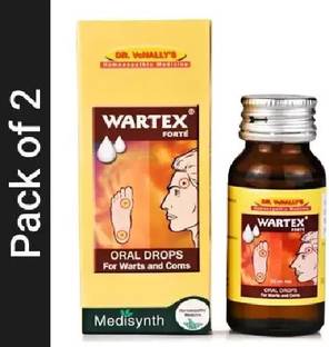 HOMEODEAL Medisynth Wartex Forte Drops (2 x 30ml) Liquid