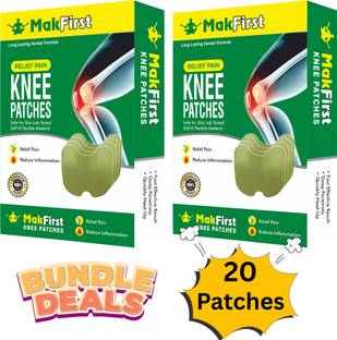 MAKFIRST Herbal Knee Pain Relief Patches Arthritis Inflammation Patch Sticker Plaster & Patch