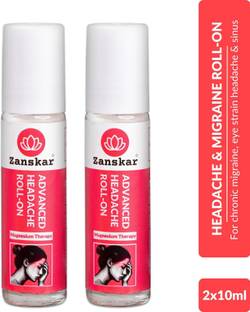 Zanskar Advanced Headache Roll-on (Pack of 2) Balm