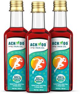 ACH...OO ACHOO Pain Relief Oil 100ml (Pack of 3) for Joint, Muscle & Body Pain Liquid