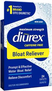 Diurex Max Water Pills- Max Strength Caffeine Free Diuretic- Relieve Water Bloat- 24 Ct Tablets