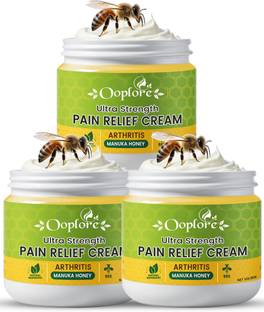 Ooplore Back,Neck Pain Relief Gel Bone Cream, for Man and Women 50G (Pack Of 3) Cream