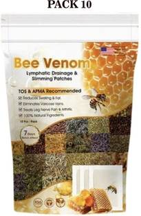 nandurba New Bee Venom Foot Patches Stress Relief Detox Patch Solution Plaster & Patch