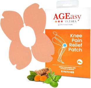 AGEasy Pain Relief Patch |5-Pack|Turmeric Formula for Knee Pain| Butterfly-Shaped Plaster & Patch