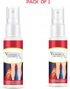 Prefetto COSMO 100 % ORIGINAL Varicose Veins Spray | leg pain relief | PACK OF 2 | Spray