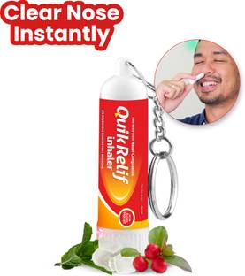 Quik Relif Ayurvedic Nose Inhaler for Cold, Congestion & Headaches Inhaler