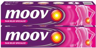 MOOV Instant Pain Relief Cream Regular - 50 gm, Pack of 2 Cream