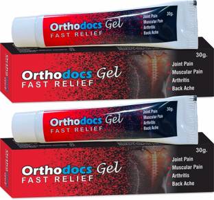 ORTHODOCS Fast Pain Relief Gel (Pack of 2) 60 g Gel