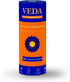 Veda Ayurvedics Veda Active Herbs Pain Oil | Ayurvedic Relief from Joint, Muscle & Back Pain Liquid