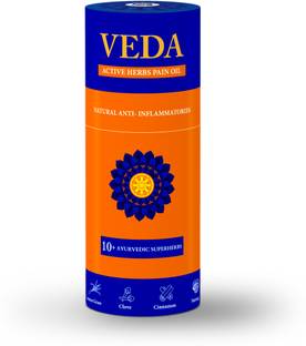 Veda Ayurvedics Veda Active Herbs Pain Oil | Ayurvedic Relief from Joint, Muscle & Back Pain Liquid