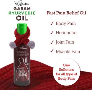 Khadi Khushika Ayurvedic Garam Tail | Hot Oil | Ortho Oil | Massage Oil For Body Pain / Knee Pain Liquid
