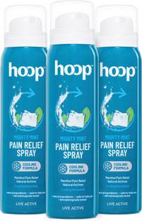 hoop Mighty Mint Pain Relief Spray, Instant Cooling Relief Spray