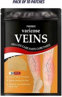 PHIZLLER Herbal remedy patches for varicose vein pain in legs and ankles Plaster & Patch