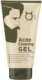 Qraa Acne Clearing Face Gel for Men with Turmeric & Tea Tree Oil | Treats pimples