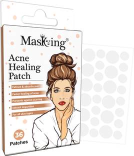 MasKing Acne-pimple healing patch 100% hydrocolloid, transparent & waterproof (36 patch)