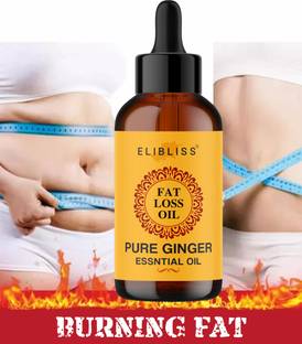 ELIBLISS Fat Burning Drainage Ginger Belly Drainage Ginger Massage Slim Oil Men & Women