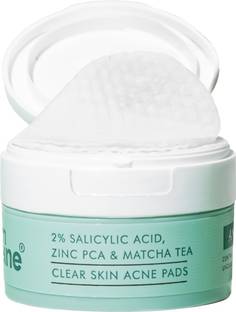 mCaffeine 2% Salicylic Acid Zinc PCA & Matcha Tea Clear Skin Anti-Acne Exfoliating Pads