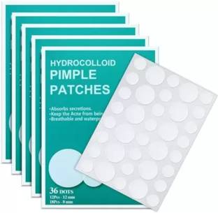 Cure18 Acne Pimple Patch 36 Hydrocolloid Waterproof Patches For Active Surface