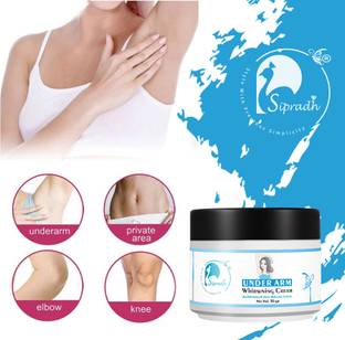 Sipradh UNDER ARM cream for vagina, Underarm, Bikini line, Intimate Area Hair remover
