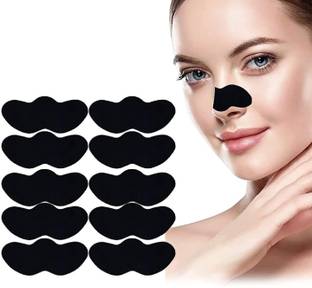 Glovasilk 10 PCS Skincare Charcoal Nose Strips Blackhead Remover