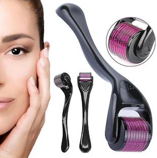 Cure18 Derma Roller For Hair Growth 0.5 mm with 540 Titanium Needles