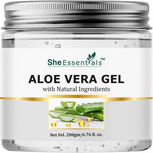 She Essentials Aloe Vera Gel enriched Vitamin E Oil for Multipurpose Beauty Gel For Skin & Hair